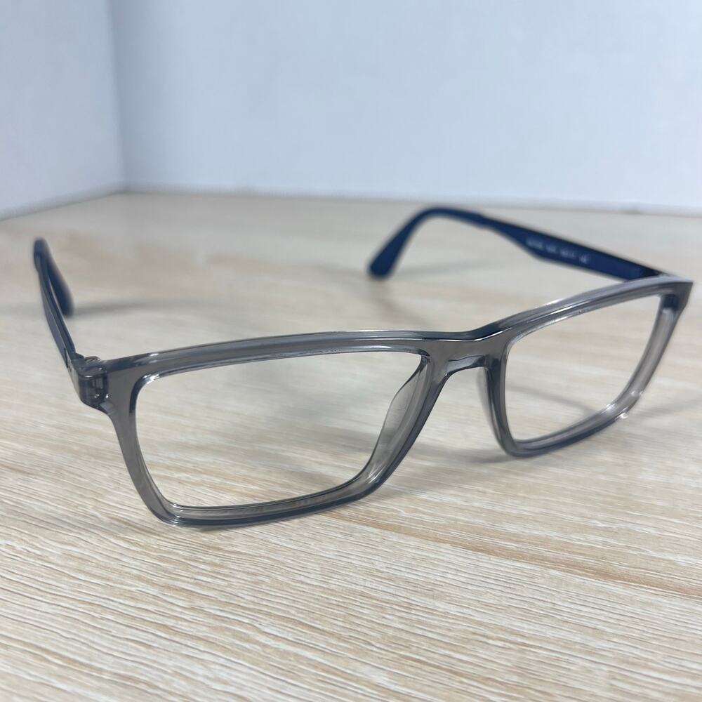 Ray-Ban RB7056 5814 Eyeglasses Frames Transparent Gray Blue 55-17 Excellent Cond